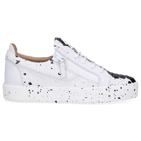 giuseppe zanotti white sneakers|More.